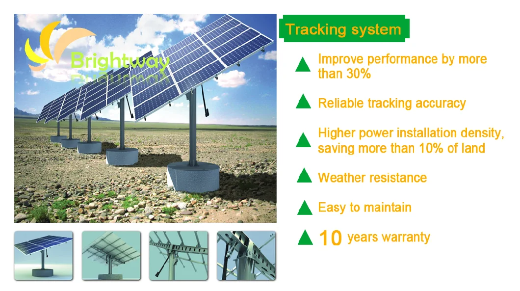 5000W 100kw Solar Tracker Solar Flat Single Axis Tracker PV System Price