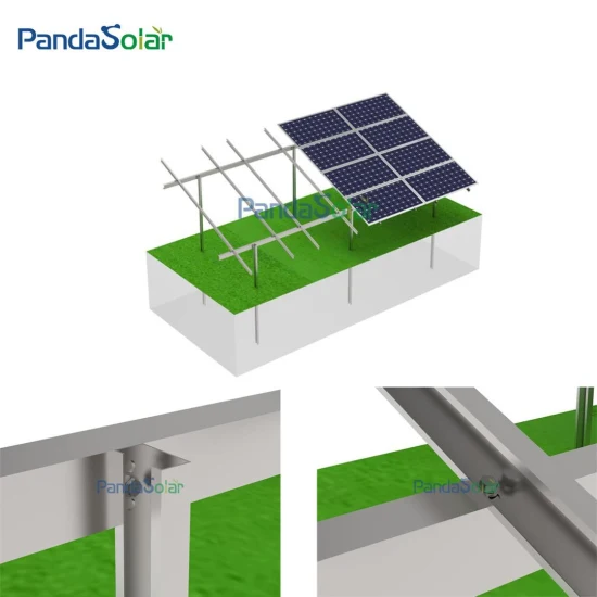 Pandasolar PV、マグネシウム、アルミニウム、亜鉛の地面取り付けブラケット システムの製造